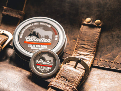 Walton Wood Farm Solid Cologne (The Canadian) Maple Bark & Wild Portage Scent Vegetarian Friendly, and Paraben-Free 2.5 oz