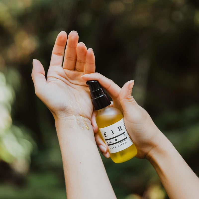 Face Rescue | Nourishing Face Serum with Elderflower, Evening Primrose & Antioxidant Oils | Deep Hydration, Fast-Absorbing Vegan Formula for Soft, Alluring Skin & Daily Revitalization 2oz