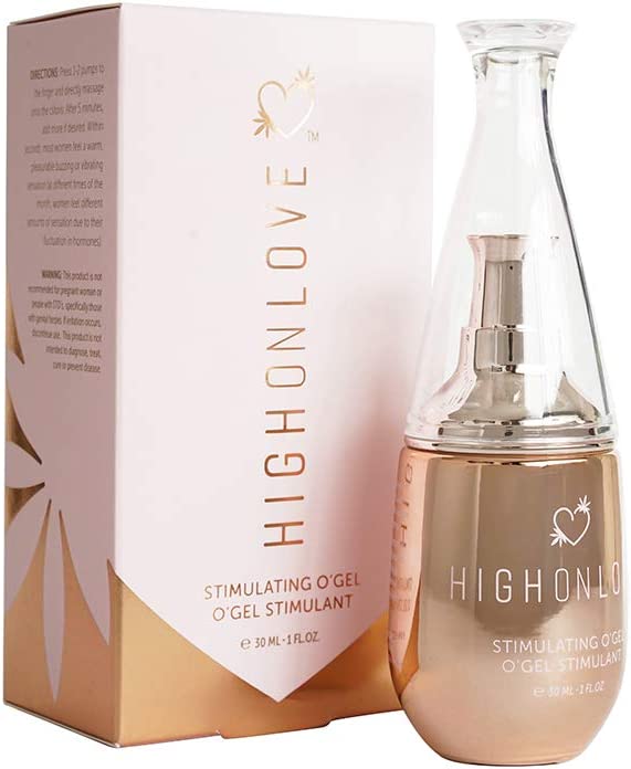 HighOnLove Stimulating O Gel - Personal Moisturizer for Women - All Natural Hemp Oil Moisturizer for Enhanced Sensation (30ml)