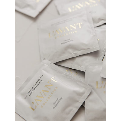 L'AVANT Collective Biodegradable Cleaning Wipes | Multi-Purpose Cleaning Wipes Powered by Plants | Unscented | 30 wipes