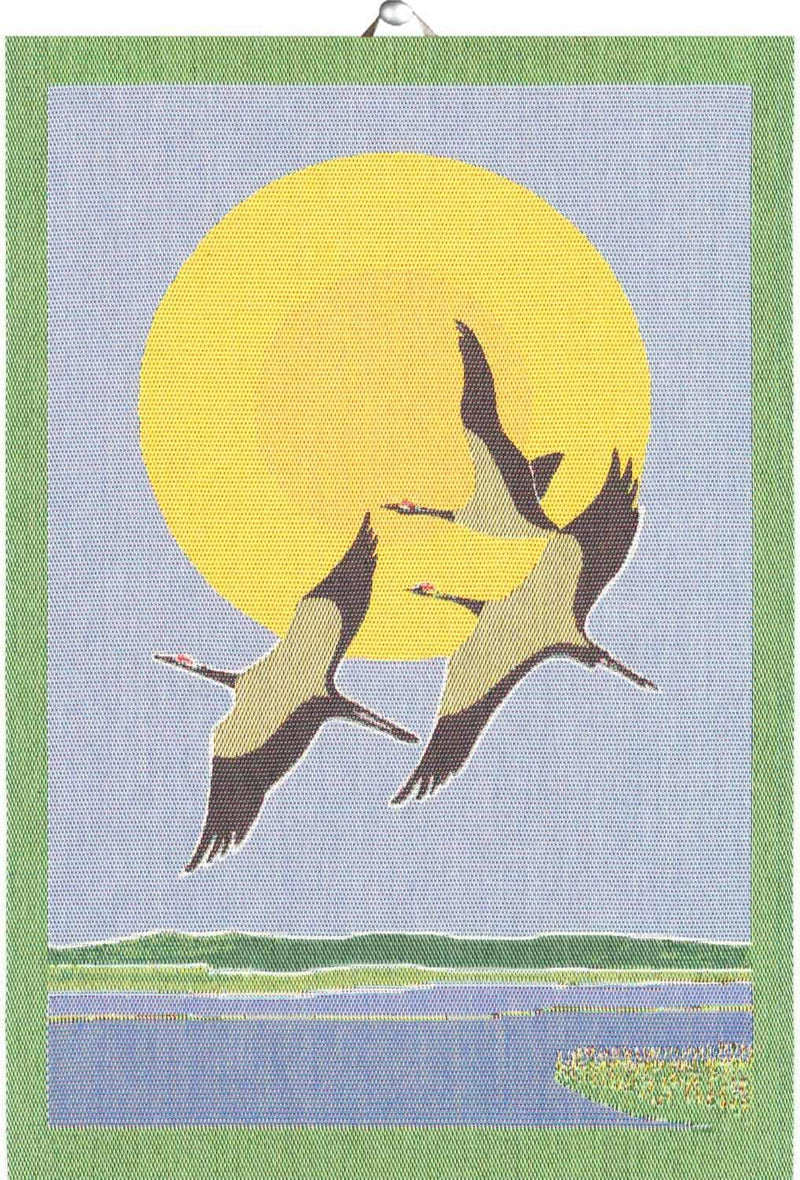Ekelund - Tranor (Cranes) - Cotton Kitchen Towel
