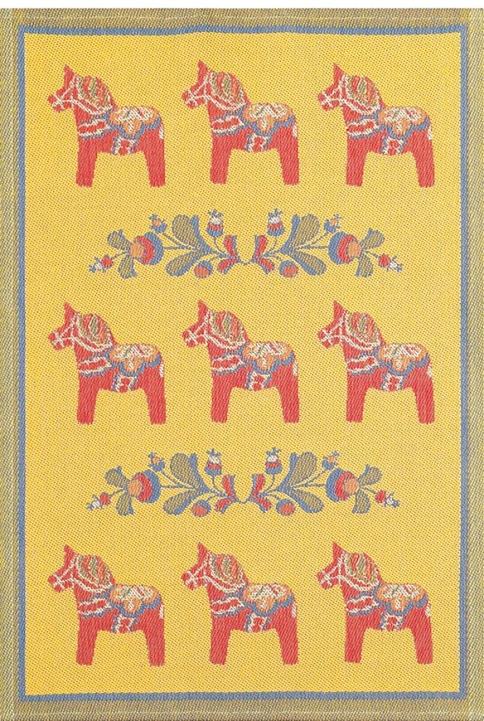 Ekelund Tea Towel -Dala Horse- Kurbits