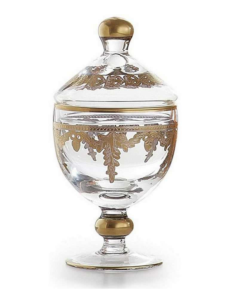 Arte Italica Baroque Gold Canister with Lid