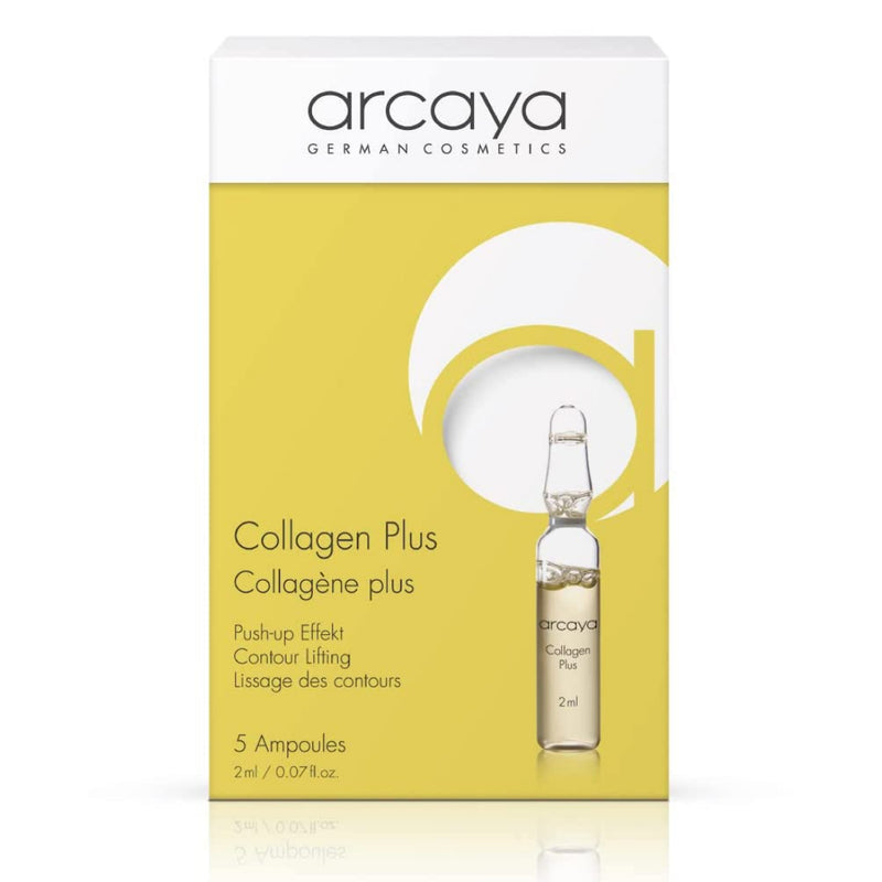 Arcaya Professional Skincare COLLAGEN PLUS Firming Ampoule Serum for Instant Lifting Effect - 5 ampoules of 2ml | .07 fl oz