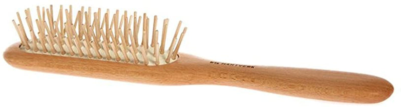 Iris Hanktverk Hair Brush - Made of Birch Wood with Wooden Pins