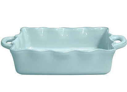 Casafina Stoneware Ceramic Dish Cook & Host Collection Medium Rectangular Baker Casserole, (Blue) L11"xW8.5"
