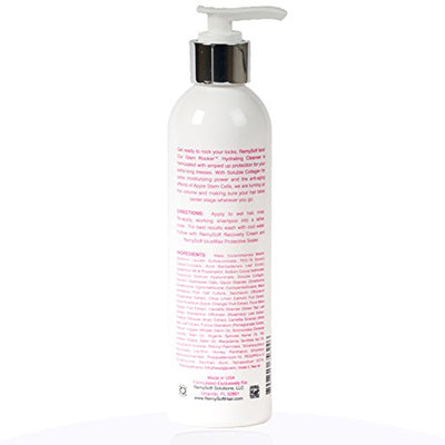 RemySoft Glam Rocker Hydrating Cleanser Moisturizing SALON FORMULA SHAMPOO for Hair Extensions, Weaves and Wigs Gentle, SULFATE-FREE Lather