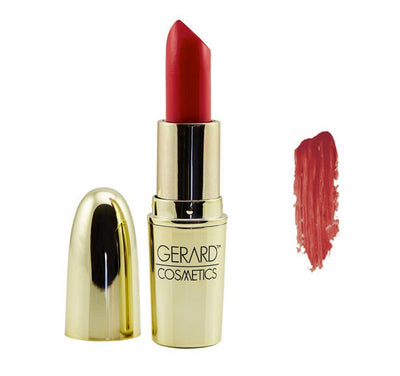 Gerard Cosmetics Matte Finish Lipstick FIRE ENGINE- Long wear soft & comfortable HIGHLY PIGMENTED lip color, smooth formula CRUELTY FREE AND MADE IN THE USA