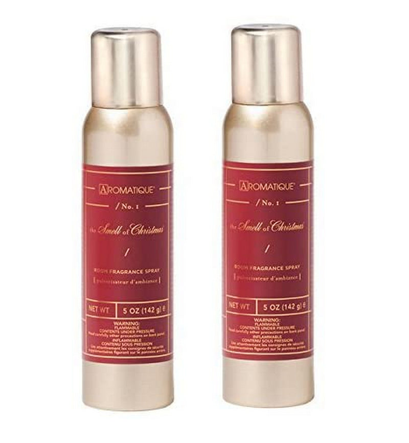 Aromatique Package of Two (2) 5 Oz Room Fragrance Sprays in The Smell of Christmas