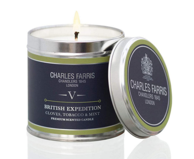 Charles Farris Home scents Candle-Tin-British Expedition