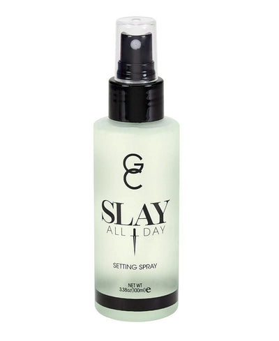 GC Make Up Setting Spray - Gerard Cosmetics Slay All Day Green Tea Scented - OIL CONTROL, MATTE FINISH facial mist & makeup sealer, Keeps makeup fresh all day- 3.38oz (100ml) CRUELTY FREE, USA MADE