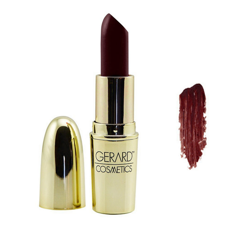 Gerard Cosmetics Satin Finish Lipstick CHERRY CORDIAL- Long wear soft & comfortable HIGHLY PIGMENTED lip color, smooth formula CRUELTY FREE AND MADE IN THE USA