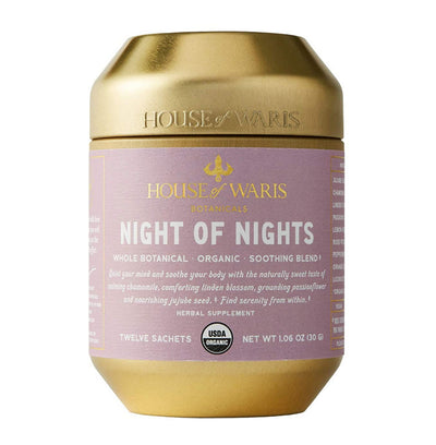 House of Waris Botanicals Night of Nights Herbal Tea - ORGANIC, GLUTEN FREE, VEGAN