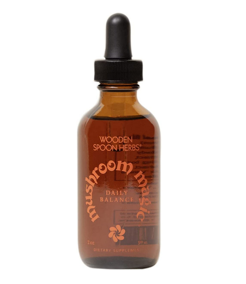 Wooden Spoon Herbs Mushroom Magic The Commune Collection Herbal Formula for Daily Balance to Your Life - 2 fl oz/59 ml