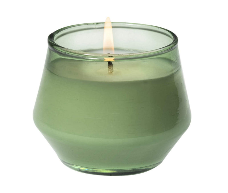 Aromatique Urban Garden Glass Candle (Palo Sanro & Cedar, Mini 3oz)