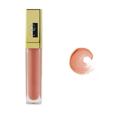 Gerard Cosmetics Color Your Smile Lip Gloss NUDE- BUTTERY SMOOTH AND HIGHLY PIGMENTED non sticky,opaque with LED Lights and Mirror Cruelty Free & Made in the USA