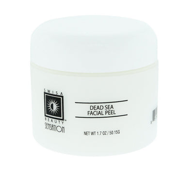 Swisa Beauty Dead Sea Facial Peel - Gentle Exfoliate To Remove Dry And Dead Skin For All Skin Types