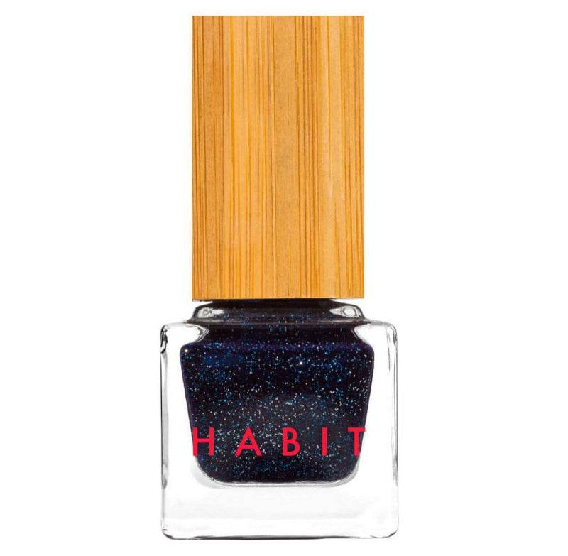 Habit Cosmetics Nail Polish Space Cadet Blue Shimmer Non Toxic