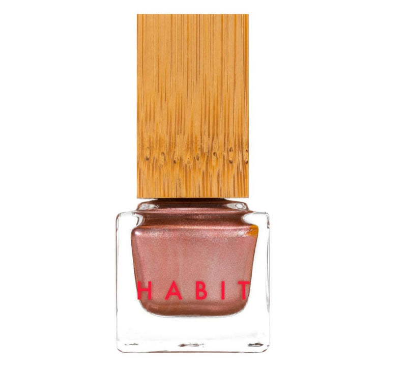 Habit Cosmetics Nail Polish - Serpentine Fire - Metallic Rose Gold - Non Toxic