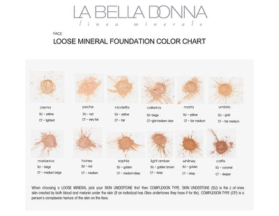 La Bella Donna Loose Mineral Foundation SPF 50 | 10g - Umbria