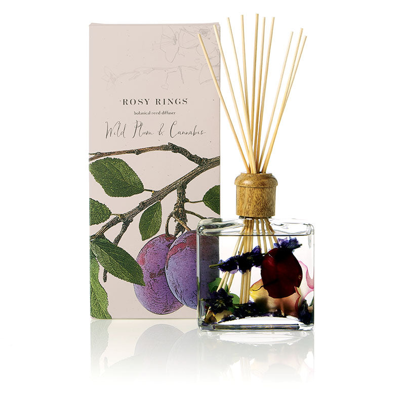 Rosy Rings Botanical Reed Diffuser - Wild Plum and Cannabis